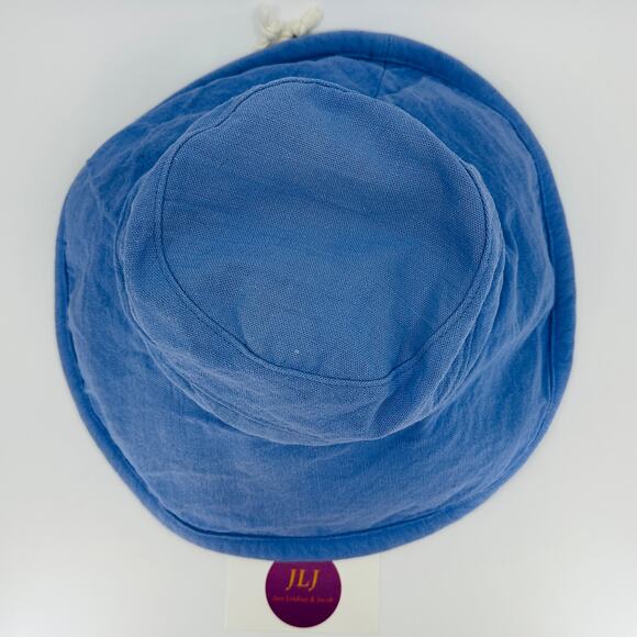 Wallaroo Hat Company Women's Casual Traveler Adjustable Slate Blue Cotton Hat - Picture 6 of 9